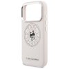 Etui Karl Lagerfeld Point & Choupette    Sketch MagSafe do iPhone 17 Pro różowy